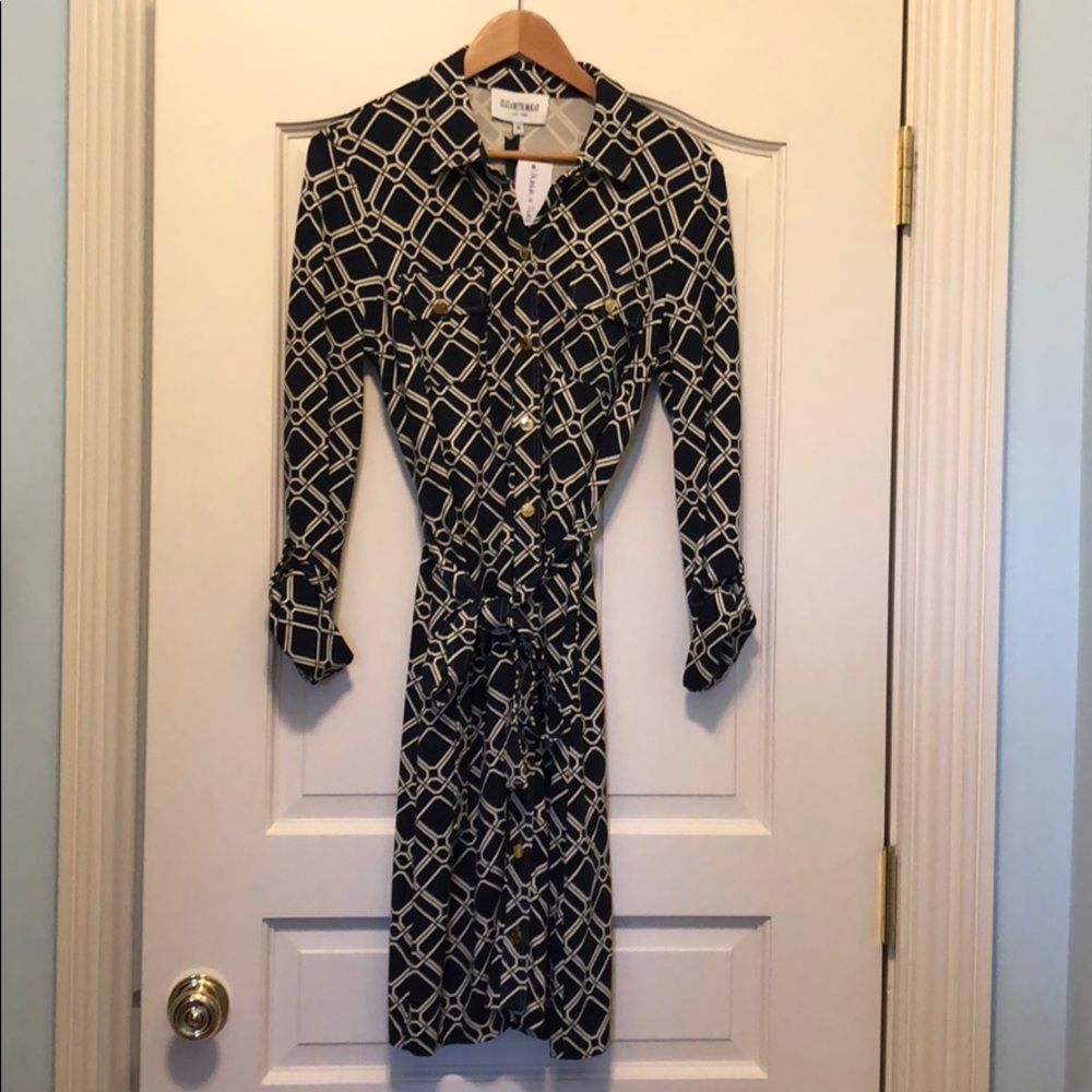Navy Elizabeth McKay dress